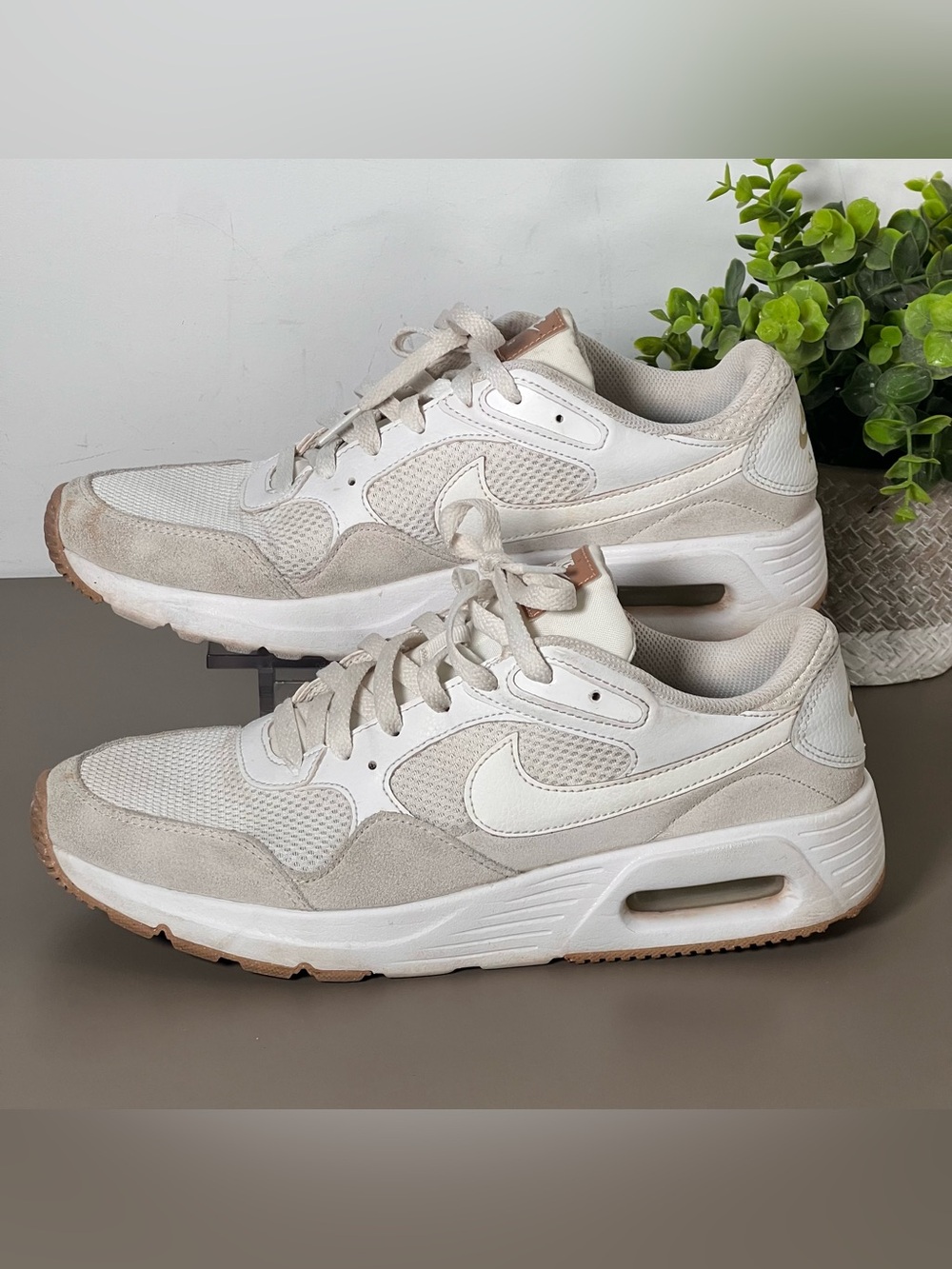 Nike Air Max SC White Beige Gum Sneakers Women’s Size 11
